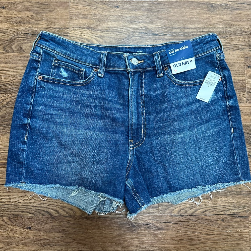 Old Navy Blue Jean Shorts Relaxed Fit